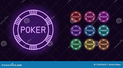 neon poker chips|Poker Chip Neon royalty.